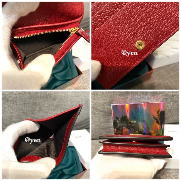 Gucci multicolor floral Ophidia logo wallet - Picture 9 of 12